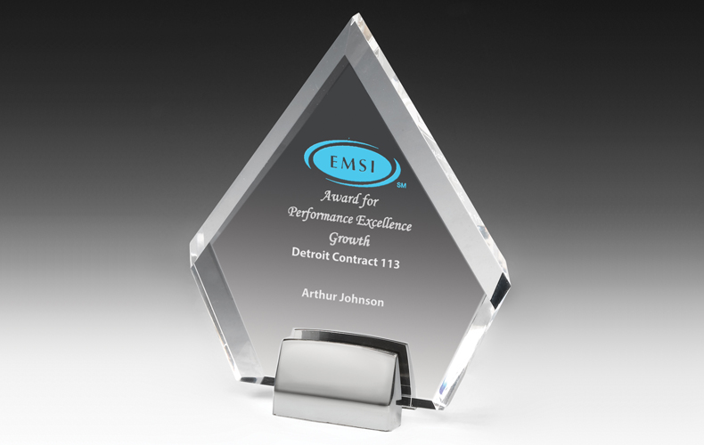 7560S (Screen Print), 7560L (Laser), 7560P (4Color Process) - Diamond Award w/Chrome Base 7560S (Screen Print), 7560L (Laser), 7560P (4Color Process) - Diamond Award w/Chrome Base